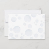 Hippo thema Baby shower Bedankkaart (Achterkant)