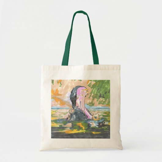 Hippo Tote Bag (Voorkant)