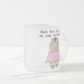 Hippo Tu Tu Fat Matglas Koffiemok (Voorkant rechts)