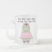 Hippo Tu Tu Fat Matglas Koffiemok (Links)