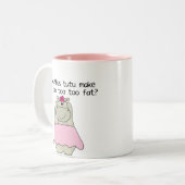 Hippo Tu Tu Fat Tweekleurige Koffiemok (Voorkant links)