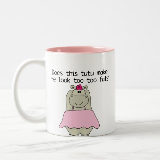 Hippo Tu Tu Fat Tweekleurige Koffiemok (Links)