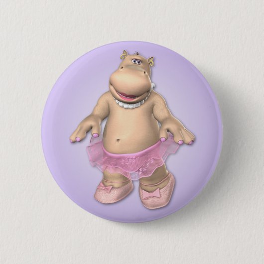 Hippo Tutu Button (Voorkant)