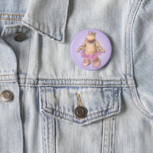 Hippo Tutu Button (In situ)