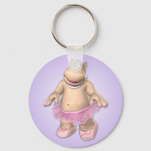 Hippo Tutu Sleutelhanger (Voorkant)