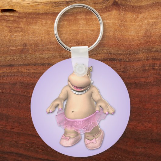 Hippo Tutu Sleutelhanger (Voorkant)