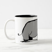 Hippo Tweekleurige Koffiemok (Links)
