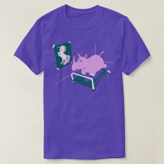 Hippo Unicorn 2 T-shirt (Design voorkant)