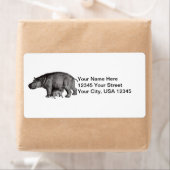 Hippo Verzendlabels Etiket (Insitu)
