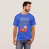 Hippo voor iedereen Hippo Kerst Lelijke Kerst T-shirt (Voorkant volledig)