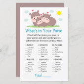 Hippo Wat zit er in je handtas? (Voorkant / Achterkant)