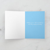 Hippo Wild Zoo Animal Happy Birthday Kaart (Binnen)