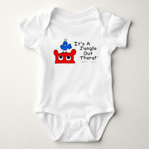 Hippo Works Organic Bodysuit "Het is een Oerwoud..
