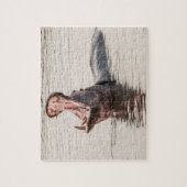 Hippo Yawn Jigzaag Puzzle Legpuzzel (Verticaal)