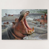 hippo yawn legpuzzel (Horizontaal)
