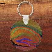 Hippocampal neuronen 3 sleutelhanger (Voorkant)