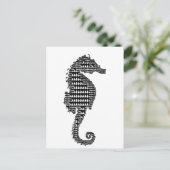 hippocamper briefkaart (Staand voorkant)