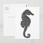 hippocamper briefkaart (Voorkant / Achterkant)