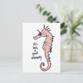 Hippocampus Briefkaart (Staand voorkant)