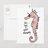 Hippocampus Briefkaart (Voorkant / Achterkant)