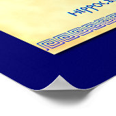 Hippocampus Grieks Zee Paard  Kunst Poster (Hoek)