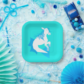 Hippocampus Papieren Bordje