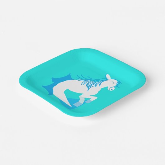 Hippocampus Papieren Bordje (Gebogen)