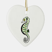 Hippocampus - Schattige ZEEPAARDJE - Oceaandieren  Keramisch Ornament (Rechts)