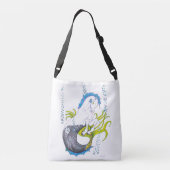Hippocampus (schedel) crossbody tas (Achterkant)
