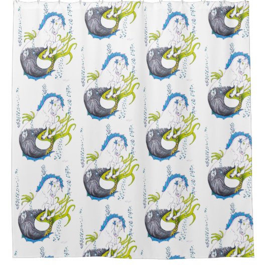 Hippocampus (schedel) douchegordijn (Voorkant)