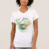 Hippocampus (schedel) onder het Zee T-shirt (Voorkant)
