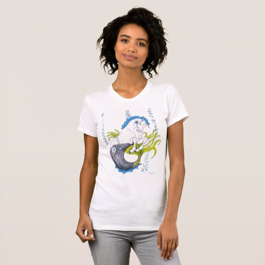 Hippocampus (schedel) t-shirt (Voorkant volledig)