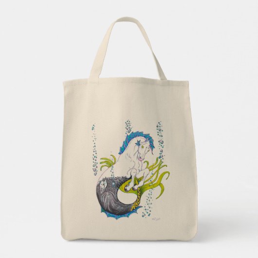 Hippocampus (schedel) tote bag (Achterkant)