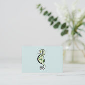 Hippocampus - SEAHORSE - Originele graphics - Visitekaartje (Staand voorkant)