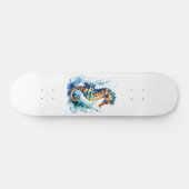 Hippocampus Watercolor Persoonlijk Skateboard (Horizontaal)