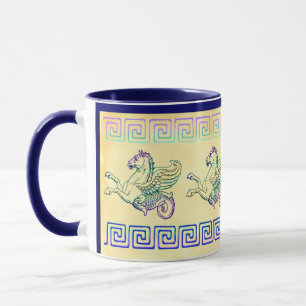 Hippocampus Zee Paard  Kunst Koffie Mok