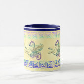 Hippocampus Zee Paard  Kunst Koffie Mok (Midden)