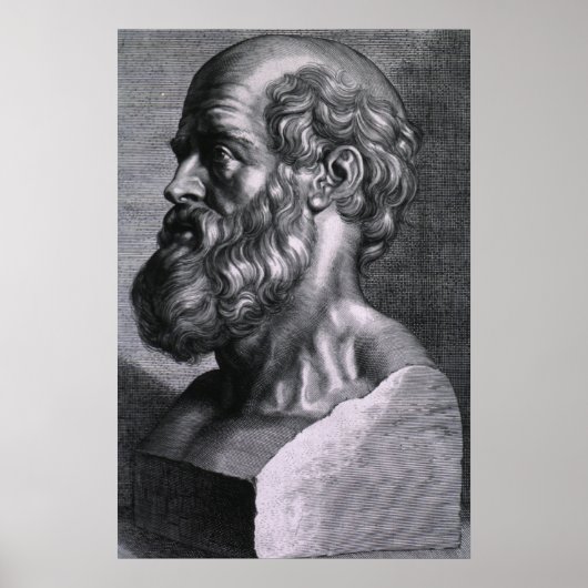 Hippocrates - arts poster (Voorkant)