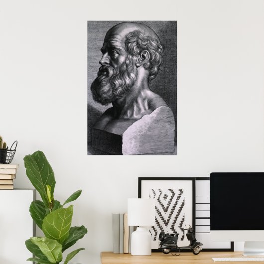 Hippocrates - arts poster (Thuiskantoor)