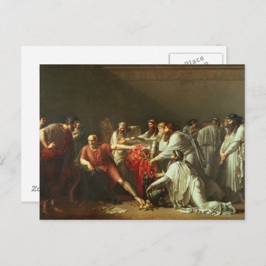 Hippocrates weigert de cadeaus van Artaxerxes I Briefkaart (Voorkant / Achterkant)