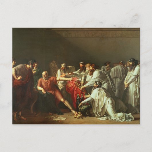 Hippocrates weigert de cadeaus van Artaxerxes I Briefkaart (Voorkant)