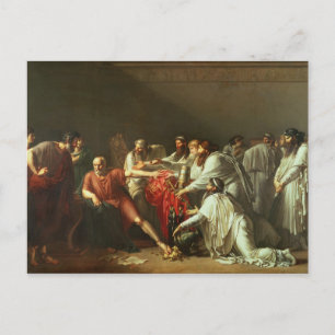 Hippocrates weigert de cadeaus van Artaxerxes I Briefkaart