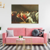 Hippocrates weigert de cadeaus van Artaxerxes I Canvas Afdruk (Insitu (Woonkamer))