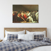 Hippocrates weigert de cadeaus van Artaxerxes I Canvas Afdruk (Insitu (Slaapkamer))