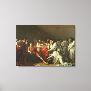 Hippocrates weigert de cadeaus van Artaxerxes I Canvas Afdruk