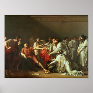 Hippocrates weigert de cadeaus van Artaxerxes I Poster
