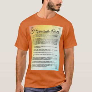 Hippocratische Oath-Grieks T-shirt