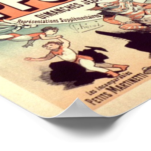 Hippodrome  Franse Adverteren Poster (Hoek)