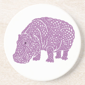 Hippoknotamus Zandsteen Onderzetter