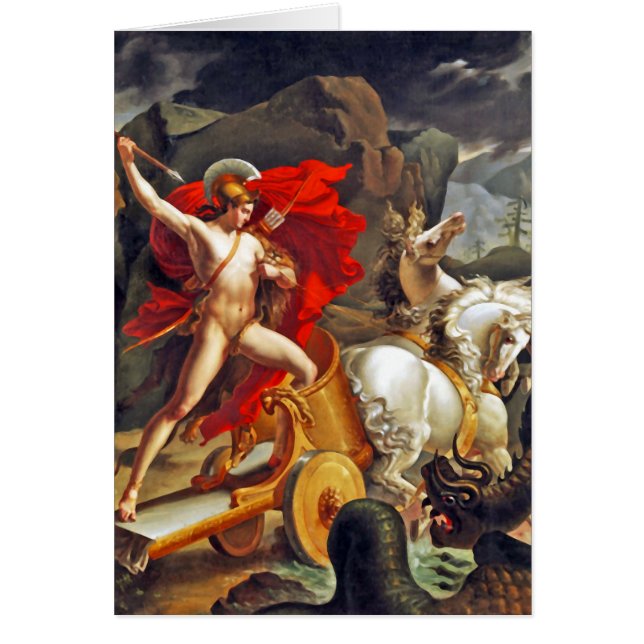 Hippolytus en Zee monster van Bordier du Bignon (Voorkant)